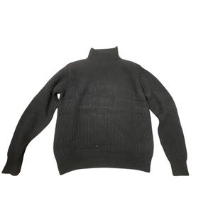 MR P. Virgin Wool Mock-Neck Sweater mens size XL MR PORTER black